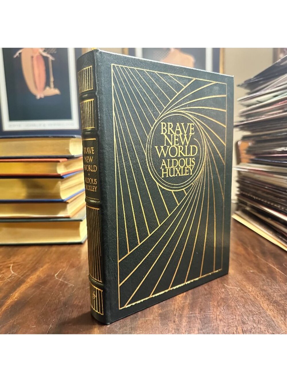 Brave New World By Aldous Huxley Leather-Bound Easton Press